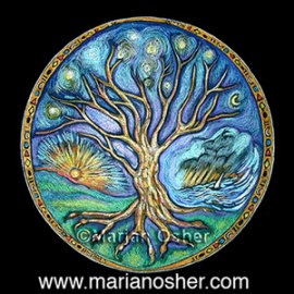 "Tree of Life ©2001 Marian Osher www.marianosher.com